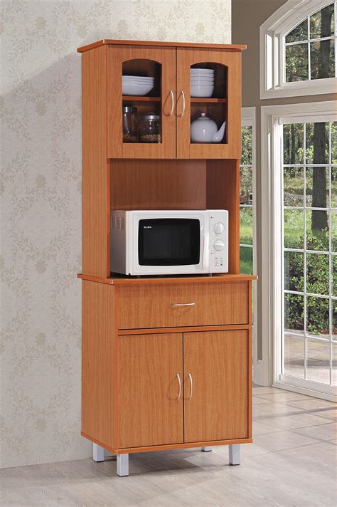 hodedah kitchen cabinet microwave